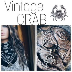 Necklace Vintage Crab